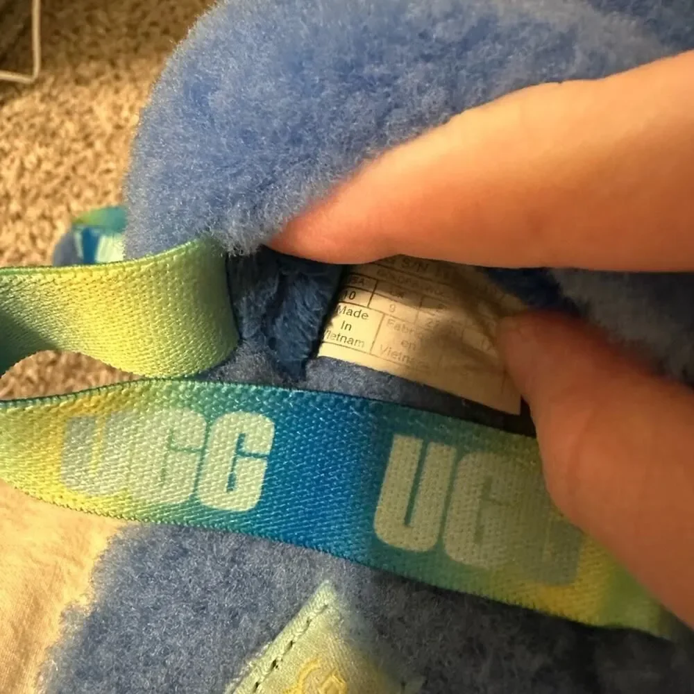 Ugg fluff yeah slide mystic blue